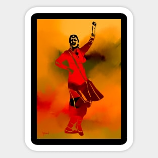 Punjabi Girl Bhangra Sticker